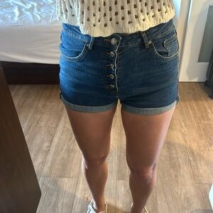 Zara denim jean shorts